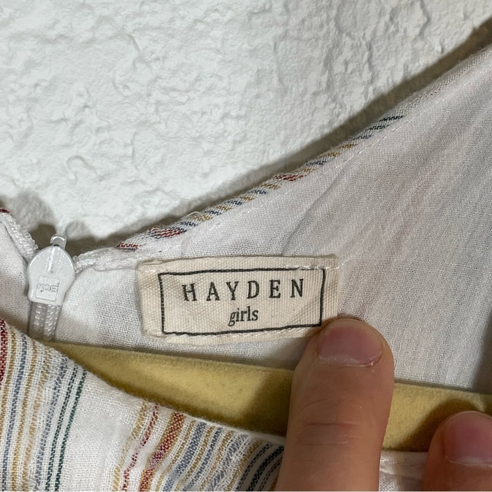 Hayden Girls Romper Cotton Sleeveless Size Medium Spring Summer Kids Jumper - Picture 5 of 9